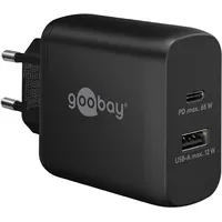 Goobay 65409 Dual Ladegerät 65W - 1x USB-CTM-Anschluss Power