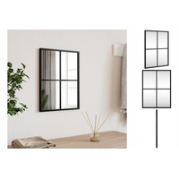 VidaXL Wandspiegel Schwarz 30x40 cm Rechteckig Eisen