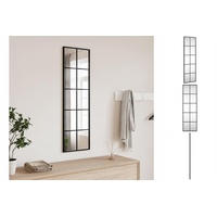 VidaXL Wandspiegel Schwarz 30x100 cm Rechteckig Eisen