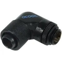 Alphacool HF 13/10 Anschraubtülle 90° drehbar, Wasserkühlung Anschluss, schwarz