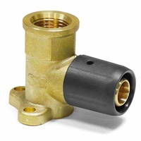 Pipetec Steckfitting Wandwinkel – 20 x 1⁄2“IG für Aluverbundrohr