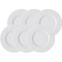 Villeroy & Boch Cellini Brotteller 6er Set weiß