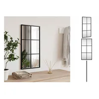 VidaXL Wandspiegel Schwarz 30x60 cm Rechteckig Eisen