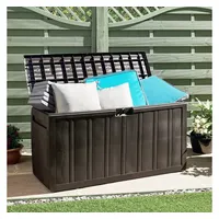 VidaXL Kissenbox Braun 117x45,5x57,5 cm 270 L