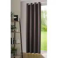 Heimtexland ® Thermo- Verdunkelungsgardine Ösenschal Vorhang Verdunkelnd Isolierend Blickdicht