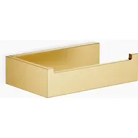 Dornbracht Papierrollenhalter ohne Deckel, 140mm, 83500780-28, Messing gebürstet