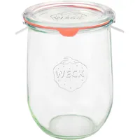 Mambocat 9er Set Weck Gläser 1062ml Tulpengläser, 1L Sturzgläser
