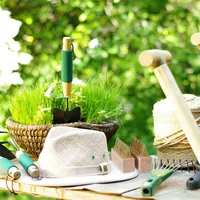 Relaxdays Fugenbürste 2er Set, Stahlborsten, Ersatzbürsten, Garten Reinigungsbürsten für