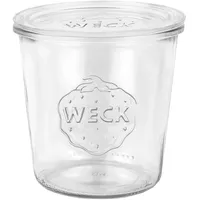 Mambocat 36er Set Weck Gläser 580ml Sturzgläser mit 36