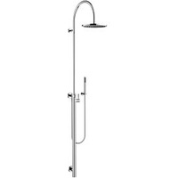 Dornbracht Meta Duschstele mit Brause-Einhandbatterie, Ausladung Standbrause 450 mm,