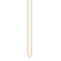 Thomas Sabo Damen-Erbskette 925 Silber teilvergoldet 42 cm -