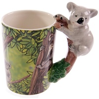 Puckator Koala geformter Henkel Tasse aus Dolomit-Keramik