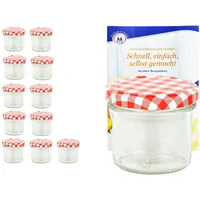 Mambocat 12er Set Sturzglas 125 ml To 66 rot
