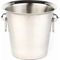 APS 36020 Weinkühler/Sektkühler - Flaschenkühler aus Edelstahl mit Ring-Griffen,