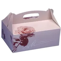 Papstar 150 Gebäck-Kartons, Pappe eckig 23 cm x 16