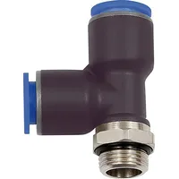 Riegler T-Steckverschr. »Blaue Serie«, L-Form, drehbar, G 1/8 a.,