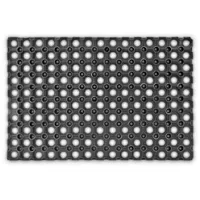 Relaxdays Gummi 60 x 40 cm schwarz