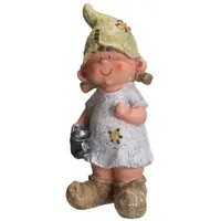 BIRENDY Riesige aufwendig gearbeitete Wichtel Figur Mädchen NF87119 Der