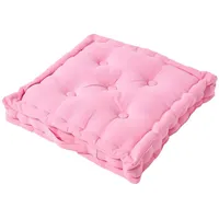 Homescapes Sitzkissen unifarben rosa 40 x 40 cm, -