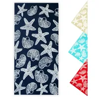 ZOLLNER Strandtuch 90 x 180 cm dunkelblau