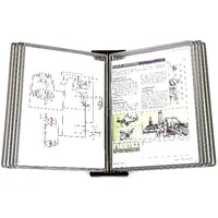 Tarifold Wand-Sichttafelsystem 414350 DIN A4 grau mit 10 St.