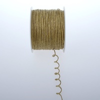 Deko AS GmbH Papierdraht Gold 2mm 100m