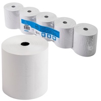 Exacompta 44839E 50er Pack Thermopapierrollen 1-lagig 44g/m2 BPA-frei Weiß