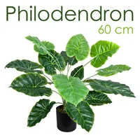 Decovego Kunstpflanze Aronstab Araceae Arum Taro künstlicher Baum Künstlich