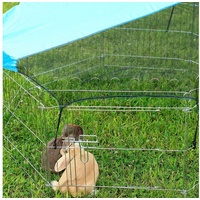 LIONTO Freigehege 59 x 58 x 58 cm grau