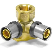 Heima24 Pressfitting-Wandwinkel 64 mm - doppelt U-Form - 16