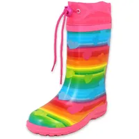 Beck Mädchen Regenboog Gummistiefel, Mehrfarbig, 28 EU