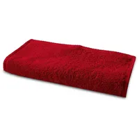 Lanudo Pure Line Waschhandschuh 30 x 30 cm rot