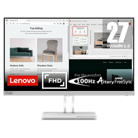 Lenovo L27e-40 27" Zoll Full-HD Monitor (6 ms Reaktionszeit,