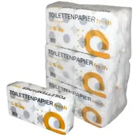 Tissue24 Toilettenpapier, 4-lagig, Zellstoff, 150 Blatt, 9x8=72 Rollen im