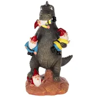 BIRENDY Figur, Dinosaurier, Zwerg, Gartenzwerg Gartenwichtel Deko Zwerg Wichtel