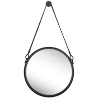 KUNSTLOFT Wandspiegel, Schwarz, Metall, 40x70.5x6 cm, Spiegel, Wandspiegel