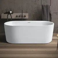 Riho Modesty freistehende Badewanne, oval, B090001105,