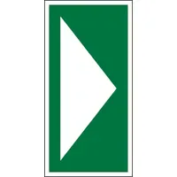 Wagner-sicherheit Rettungszeichen Richtungspfeil DIN TR 4844-4 10 x 20