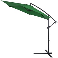Kingsleeve Ampelschirm grün Alu 300cm UV-Schutz 50+