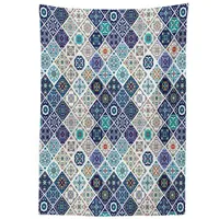 ABAKUHAUS traditionell Tischdecke, Portugiesisch Retro Tile, Pflegeleicht mit Modernster