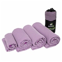 Pandoo Bambus-Handtuch, Gr. XL, lila