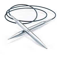 Prym 212236 Rundstricknadeln MS 100 cm 10,00 mm silberfarbig