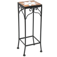 DanDiBo Ambiente DanDiBo Blumenhocker Mosaik Eckig 46 cm Blumenständer