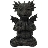 MystiCalls Gartendrache Yogi - klein - Drachen Deko Figur