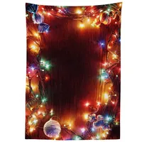 ABAKUHAUS Weihnachten Tischdecke, Hipster Grunge Lametta, Für den Inn