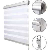 Sol Royal SolDecor DK9 Kassetten-Doppelrollo Weiß, 160x110 cm -