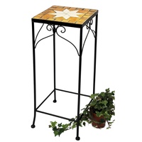 DanDiBo Ambiente DanDiBo Blumenhocker Mosaik Eckig 62 cm Blumenständer