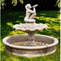 Casa Padrino Barock Springbrunnen Grau Ø 192 x H.