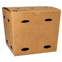 Papstar 50 Pommes-Frites-Boxen, Pappe "pure" 14 cm x 14,5
