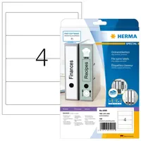 Herma Ordneretiketten 5095 Weiß 192 x 61 mm 25